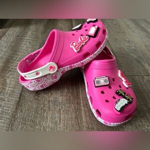 CROCS BARBIE LIKE NEW SIZE 8